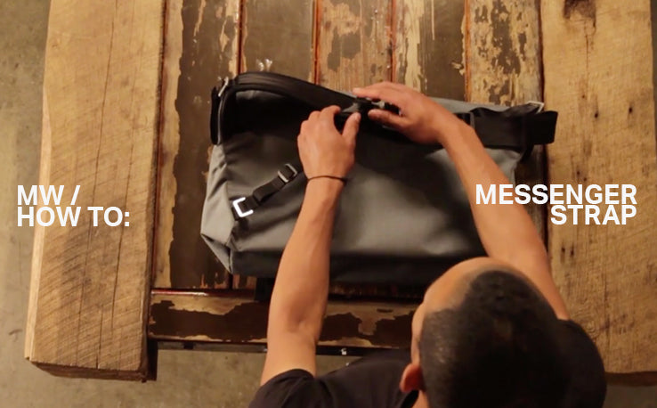 How To :メッセンジャーバッグのストラップの向きを変える