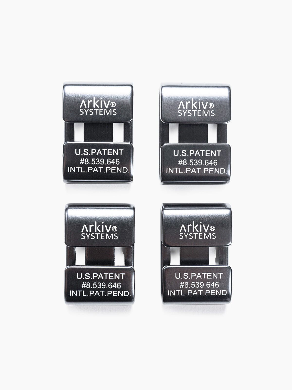 Arkiv® クリップ4点セット byMission Workshop - 耐候性バッグ&テクニカルアパレル - サンフランシスコ&ロサンゼルス - 耐久性に優れた作り - 永久保証
