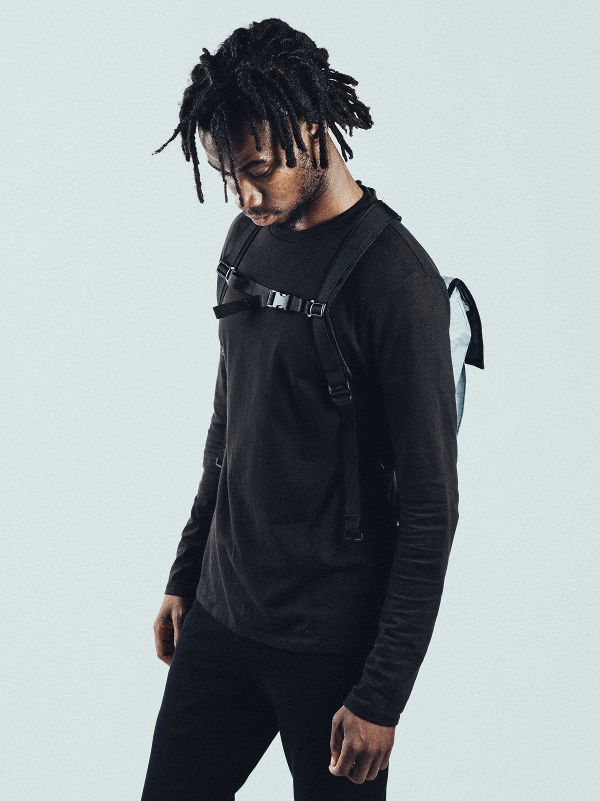 取り外し可能なバックパックハーネス : Spar byMission Workshop - 耐候性バッグ&テクニカルアパレル - サンフランシスコ&ロサンゼルス - 耐久性に優れた作り - 永久保証