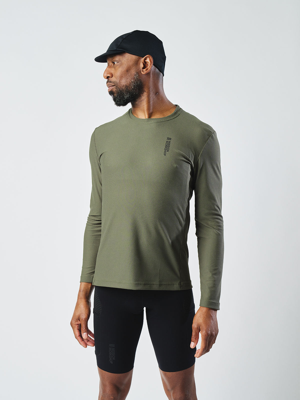 Mission Pro Tech Tee : LS Men's byMission Workshop - 耐候性バッグ&テクニカル アパレル - サンフランシスコ&ロサンゼルス - 耐久性に優れた作り - 永久保証