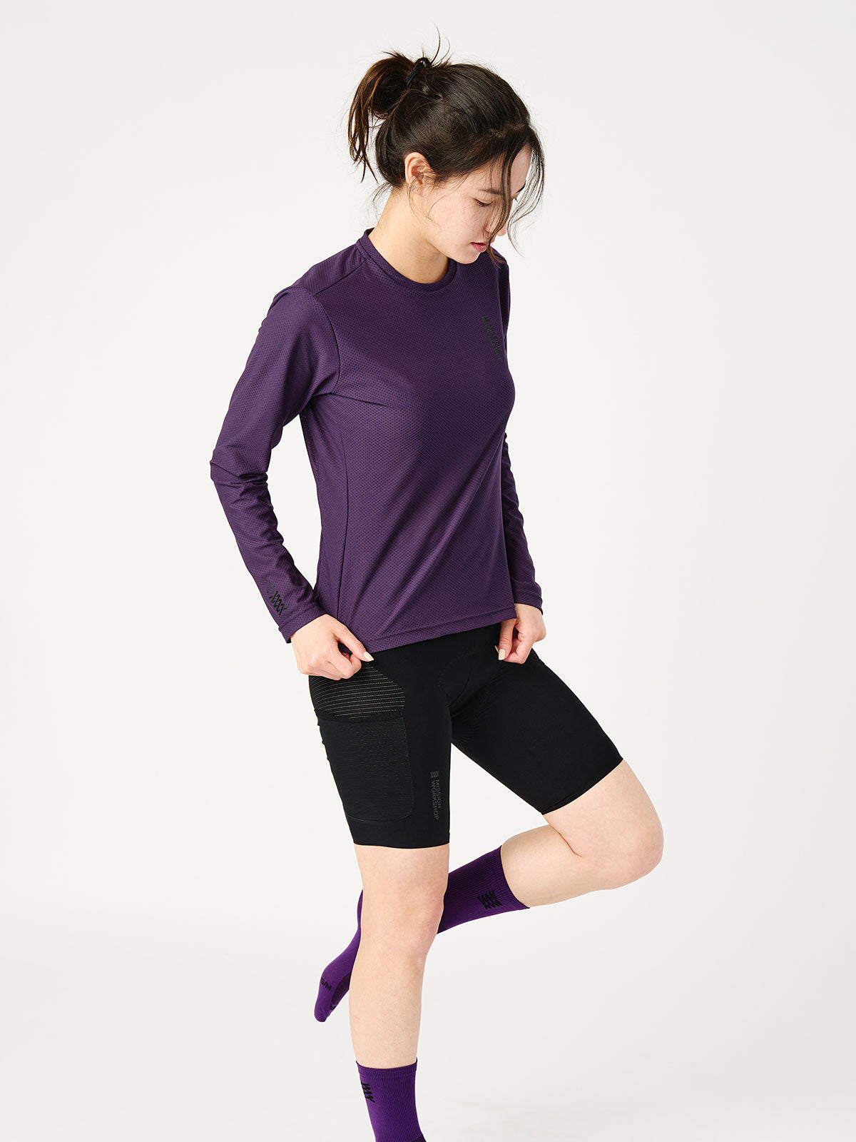 Mission Pro Tech Tee : LS Women's byMission Workshop - 耐候性バッグ&テクニカル アパレル - サンフランシスコ&ロサンゼルス - 耐久性に優れた作り - 永久保証