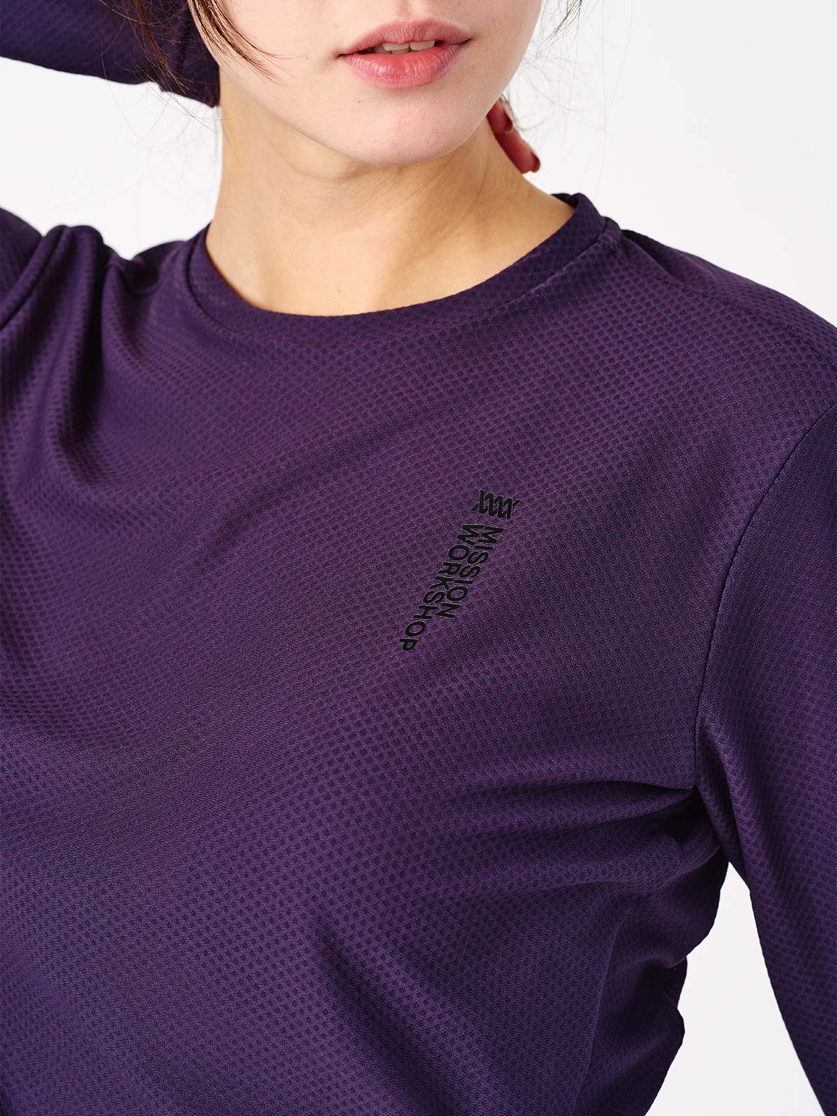 Mission Pro Tech Tee : LS Women's byMission Workshop - 耐候性バッグ&テクニカル アパレル - サンフランシスコ&ロサンゼルス - 耐久性に優れた作り - 永久保証
