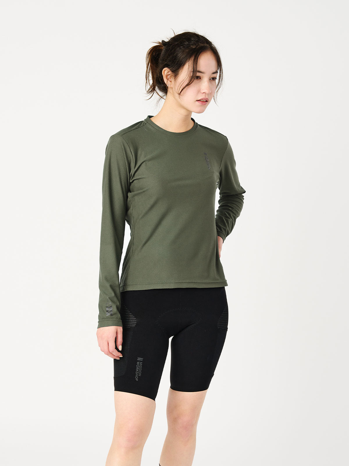Mission Pro Tech Tee : LS Women's byMission Workshop - 耐候性バッグ&テクニカル アパレル - サンフランシスコ&ロサンゼルス - 耐久性に優れた作り - 永久保証