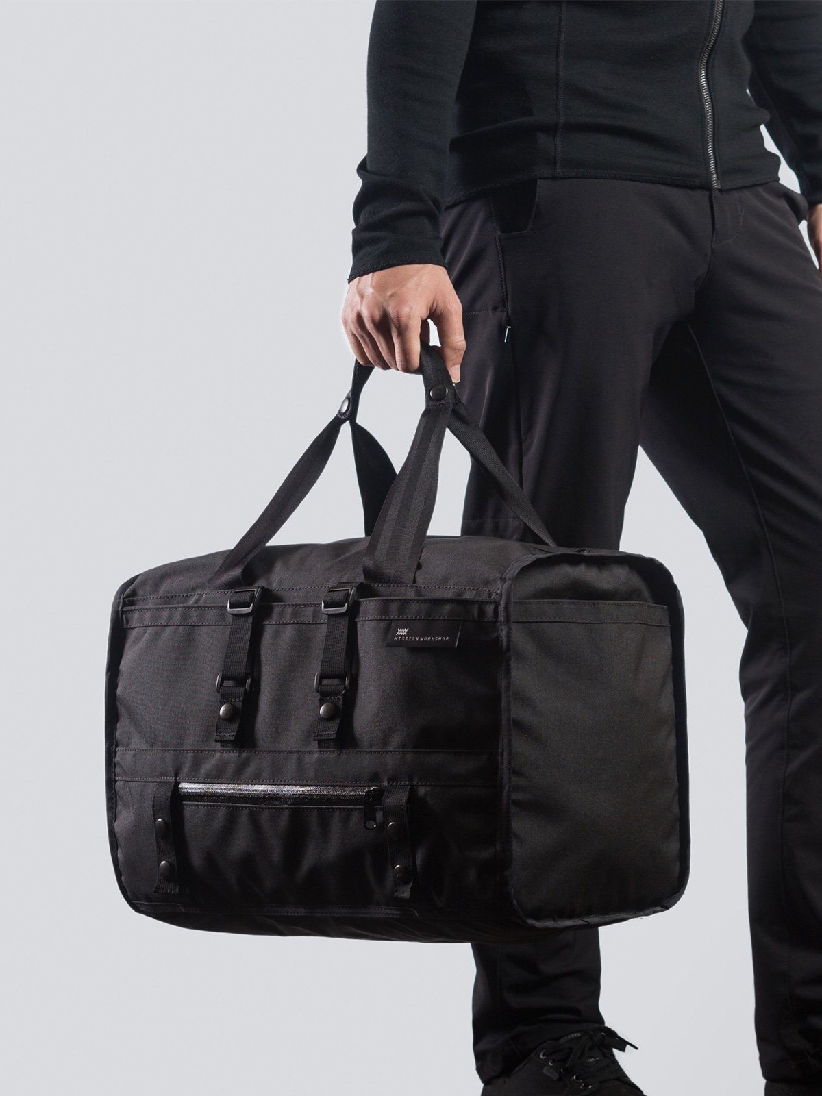 トランジット:Duffle byMission Workshop - 耐候性バッグ&テクニカルアパレル - サンフランシスコ&ロサンゼルス - 耐久性に優れた作り - 永久保証